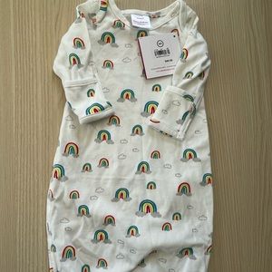 NWT HANNA ANDERSSON ORGANIC PIMA COTTON BABY GOWN